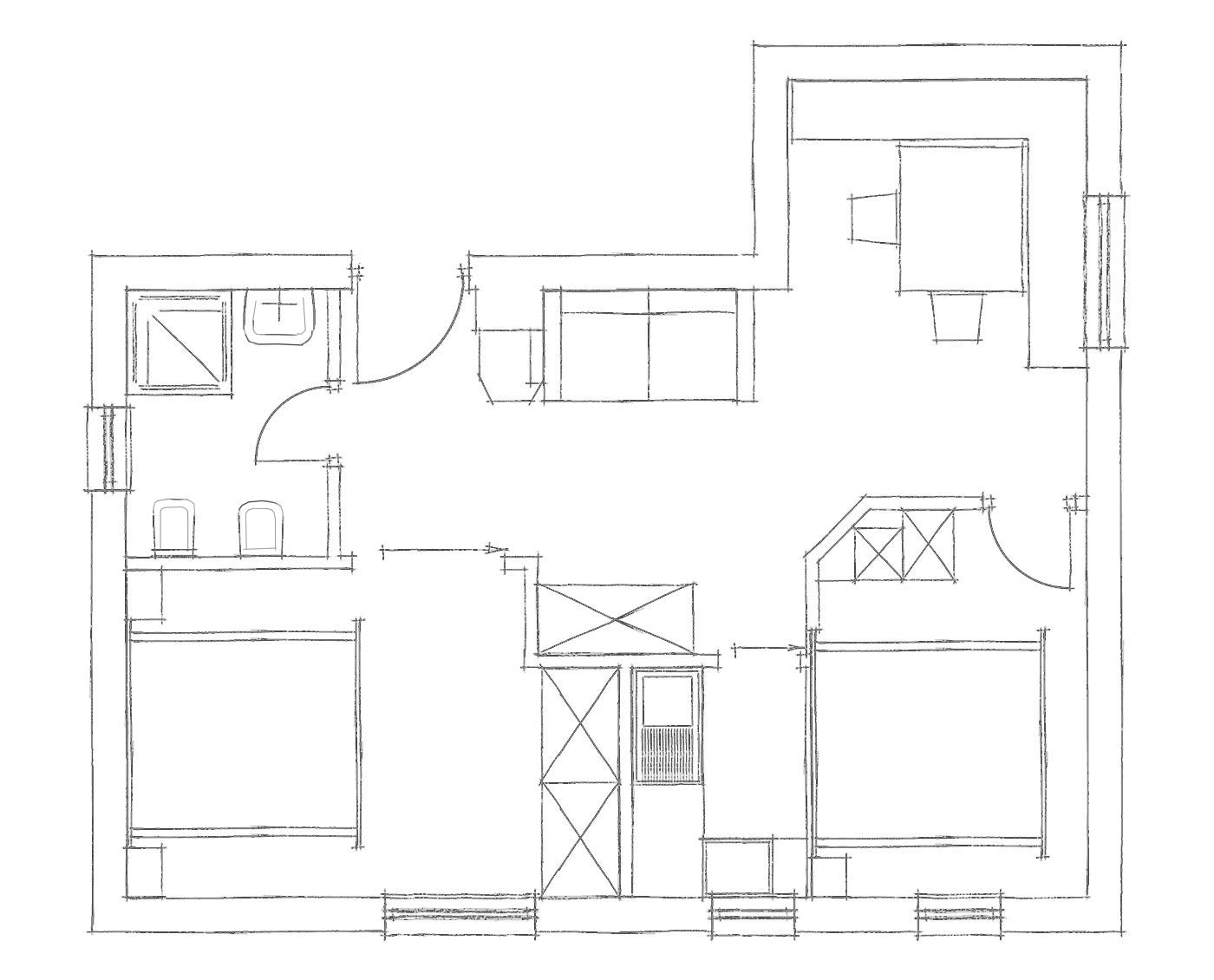 Standard B Apartments at the Kastel Seiser Alm